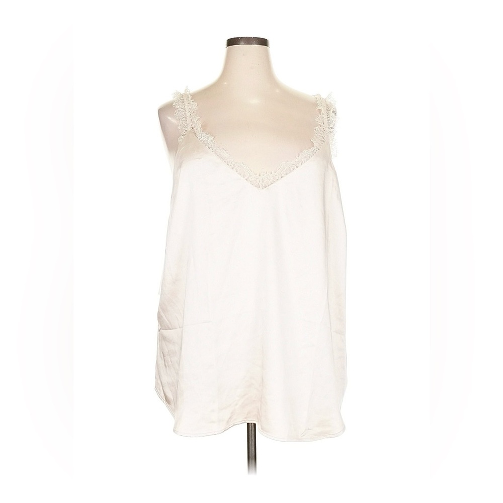 Skies Are Blue Ivory lace Tank Top Blouse 3X BNWT